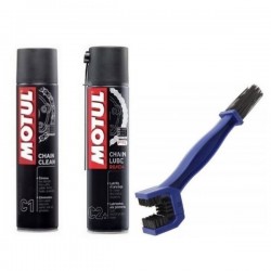 MOTUL C1 C2+ szczotka smar czyściwo do łańcucha