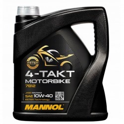 MANNOL 7812 4T 10W40 MOTO MOTORBIKE 4-TAKT olej motocyklowy 4L