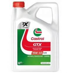 CASTROL GTX następca HIGH MILEAGE 15W40 olej silnikowy 4L