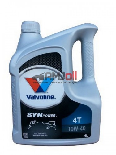 VALVOLINE SYNPOWER 4T 10W40 olej motocyklowy 4L