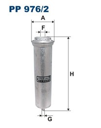 FILTRON filtr paliwa PP976/2 BMW 1 E81 E82 E87 E88 5 E60 E61 F10 F11 F18 5 GT F07GT 6 E63 E64 F12 7 E65 E66 F01 F02 X1 E84 X3 E83 X5 E70 X6 E71 Mini  