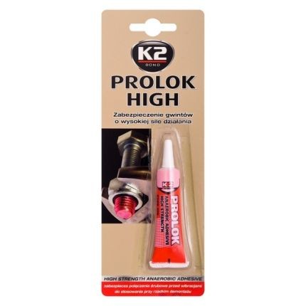 K2 KLEJ PROLOK HIGH do blokady śrub duża siła B151N 6ml