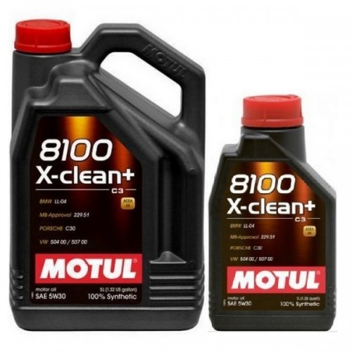 MOTUL 8100 X-CLEAN+ PLUS 5W30 C3 504/507 olej silnikowy 6L