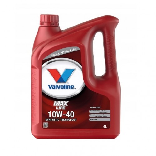 VALVOLINE MAXLIFE 10W40 MAX LIFE olej silnikowy 4L