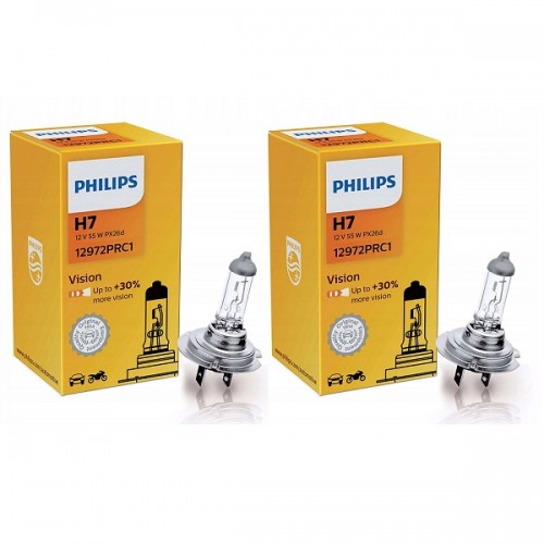 Philips żarówka h7 12v 55w vision +30% 2szt Sklep internetowy