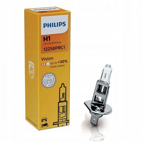 PHILIPS żarówka H1 12V 55W Vision +30% 1szt