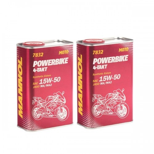 MANNOL 7832 4T 15W50 POWERBIKE olej motocyklowy 2L