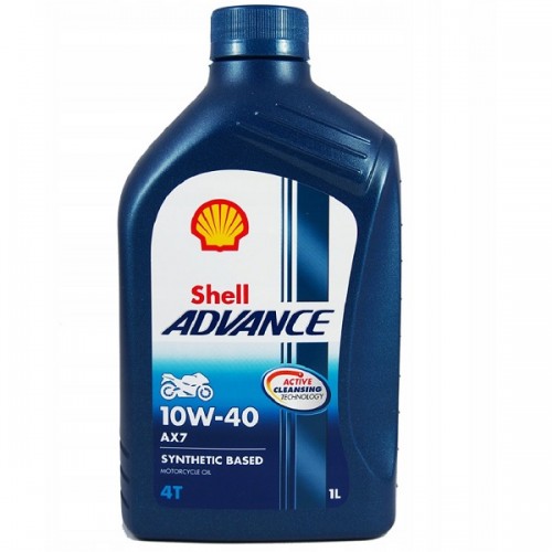 SHELL ADVANCE AX7 4T 10W40 olej motocyklowy 1L