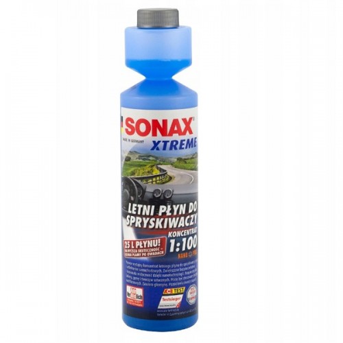 SONAX Xtreme letni płyn do spryskiwaczy koncentrat 1:100 NanoPro 271141 250ml