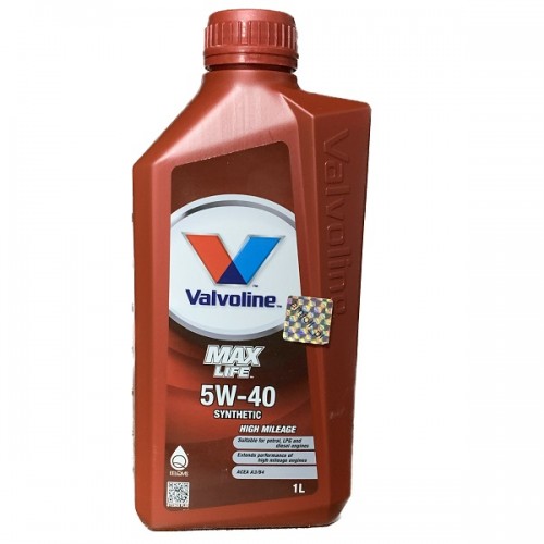 VALVOLINE MAXLIFE 5W40 MAX LIFE olej silnikowy 1L