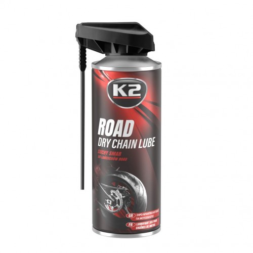 K2 Suchy smar do łańcuchów ROAD W143 400ml