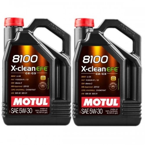 MOTUL 8100 X-CLEAN EFE 5W30 dexos2 olej silnikowy 8L