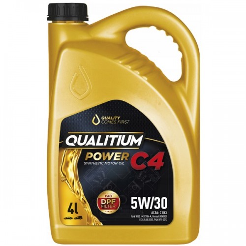 QUALITIUM POWER C4 5W30 WSS-M2C934-A B712312 RN0720 olej silnikowy 4L