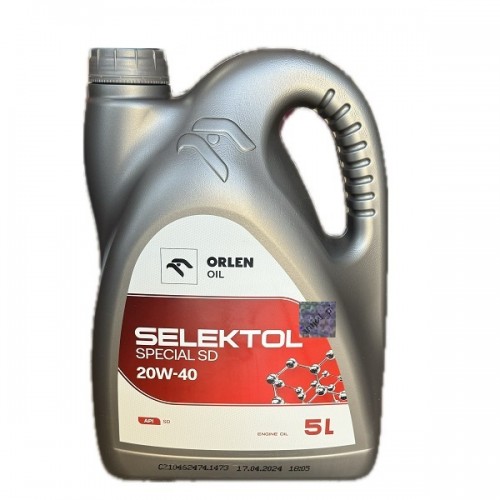 ORLEN SELEKTOL SPECIAL (LOTOS SELEKTOL SPECJAL) SD 20W40 olej silnikowy 5L