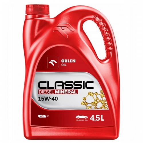 ORLEN OIL CLASSIC MINERAL DIESEL (LOTOS DIESEL Thermal Control) 15W40 olej silnikowy 4.5L