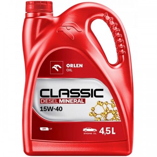 ORLEN CLASSIC MINERAL DIESEL 15W40 olej silnikowy 4.5L