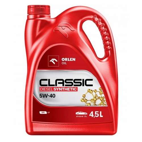 ORLEN CLASSIC SYNTHETIC DIESEL 5W40 olej silnikowy 4.5L