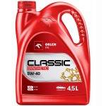 ORLEN CLASSIC SYNTHETIC 5W40 olej silnikowy 4.5L 